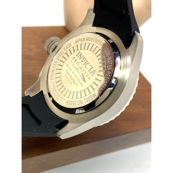 Invicta Mens Watch 35658 Pro Diver Quartz Blue Dial Pepsi Bezel Rubber Band 50mm - Picture 7 of 15